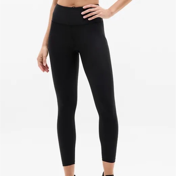 Athleta Interval Stash 7/8 Tights in black XL - Picture 1 of 3
